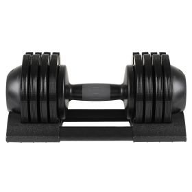 52LBS Adjustable dumbbell steel and plastic