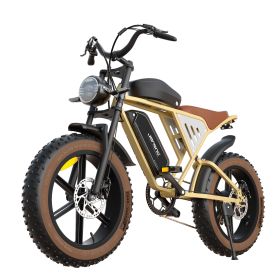 Electric Bike 20" x 4.0 Electric Bike for Adults with 750W Brushless Motor, 48V 34Ah Removable Dual Battery, Extra Long Cruising Range