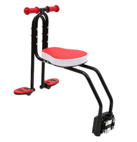 Child seat for bicycle and car (color: Red)