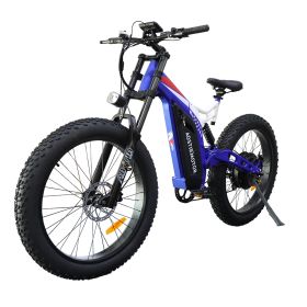 AOSTIRMOTOR 26" 1500W Electric Bike Fat Tire P7 48V 20AH Removable Lithium Battery for Adults S17-1500W (color: as picture)