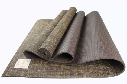 Jute Premium Eco Yoga Mat (color: Brown)