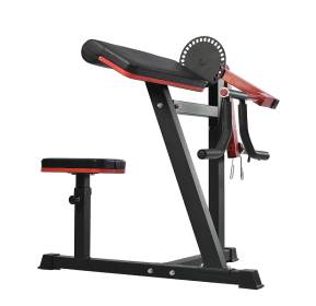 Strength training bending biceps bending and triceps extension machine Level 7 pull-out extension bench aerobic training abdomen arms back chest shoul (MS308973AAJ: MS308973AAJ)