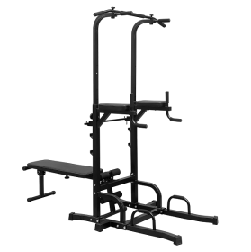 Multifunction heavy duty fitness stand strength training power tower (W2031122418: W2031122418)